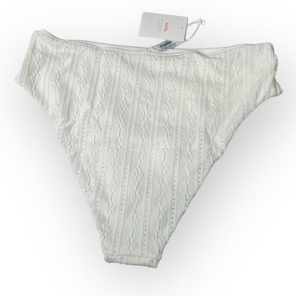 NWT Andie The 90s High Waisted Bottom Size Medium - Picture 3 of 6
